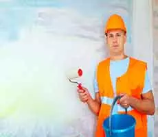 Pintura em São Carlos com andaime